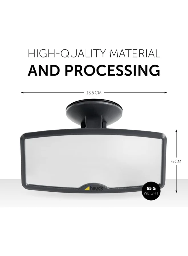 hauck Watch Me 2 Baby Car Mirror Suction Cup, Rear View Baby Car Seat Mirror To Oberseve Baby's Every Move, 8 X 13.5 X 6 CM