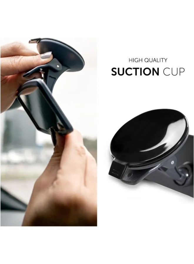hauck Watch Me 2 Baby Car Mirror Suction Cup, Rear View Baby Car Seat Mirror To Oberseve Baby's Every Move, 8 X 13.5 X 6 CM