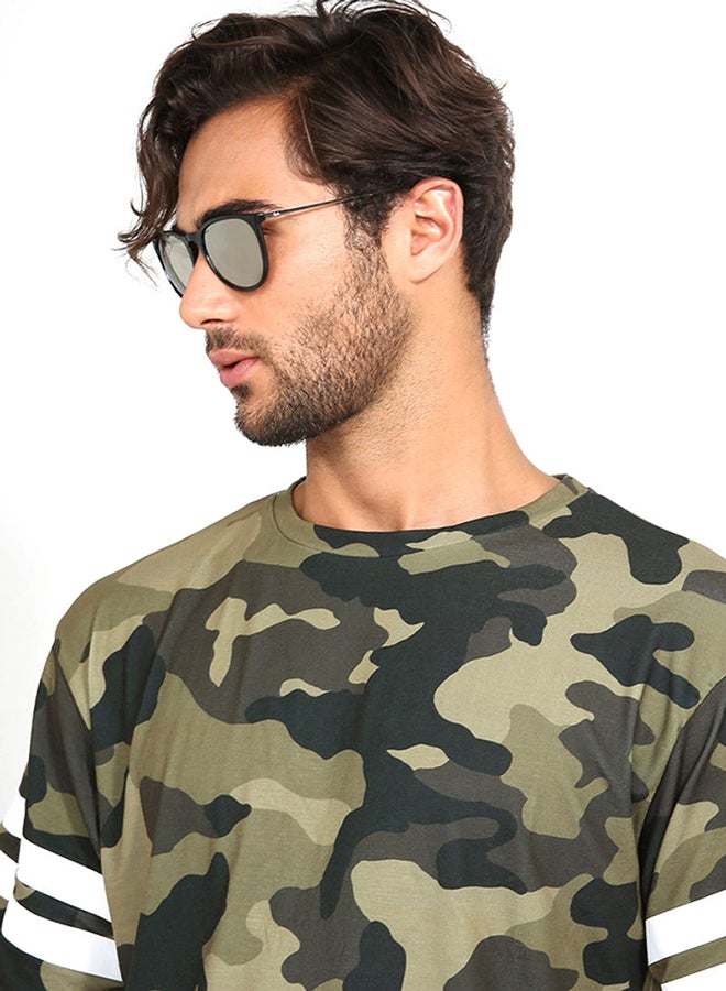 راي بان نظارة شمسية وايفيرير كامل الحواف طراز RB2140 901 50 - مقاس العدسة: 50 مم - لون أسود - Image 2