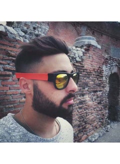 SlapSee Folding Sunglasses, UV400 Protection, Trendy Design for Men & Women, Ultralight & Easy to Carry Foldable Sunglasses, Wrist Slapping Sunglasses that never fall off, Black Frame, Black Slap, Plain Lens  - Image 3