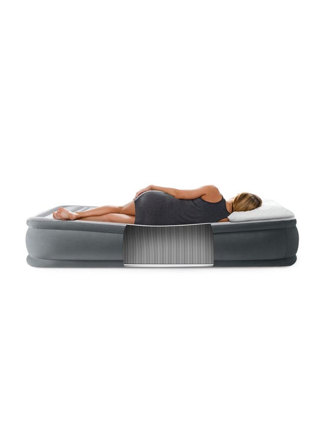 INTEX - Dura Beam Deluxe Series Comfort  Plush Grey 191x99x33cm - Image 1