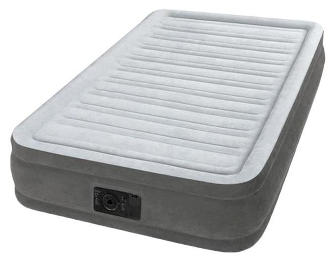 INTEX Dura Beam Deluxe Series Comfort  Plush PVC Grey 191x99x33cm - Image 1