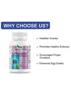 AMS OvaMax Energy Booster Formula - 120 Capsules  - Image 2