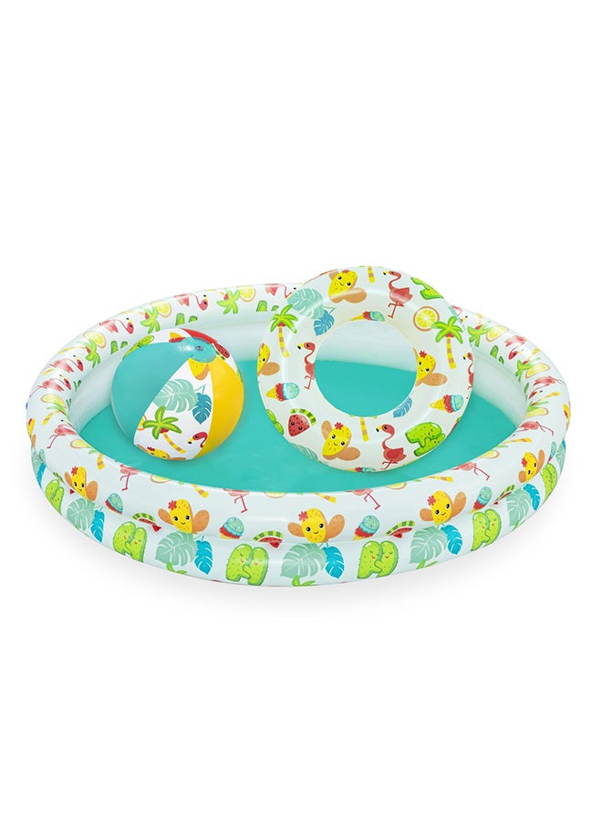 Bestway 3-Piece Play Pool Set 122x20cm - Image 2