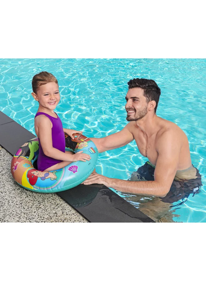 بست واي Unique Design Disney Princess Printed Play Center Inflatable Swimming Pool Float 12x19.5x2.5cm