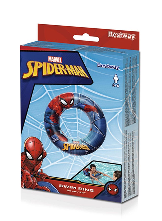 Bestway Spiderman Swim Ring 56cm  - Image 1