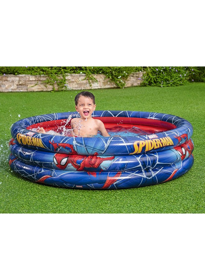 Bestway - Spider-Man  3-Ring Pool 112x30cm - Image 1
