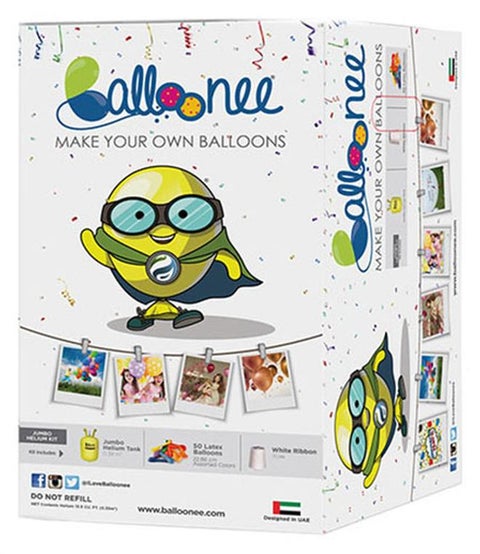 مجموعة حفلات هيليوم كبيرة قابلة للاستخدام لمرة واحدة - 50 بالون)