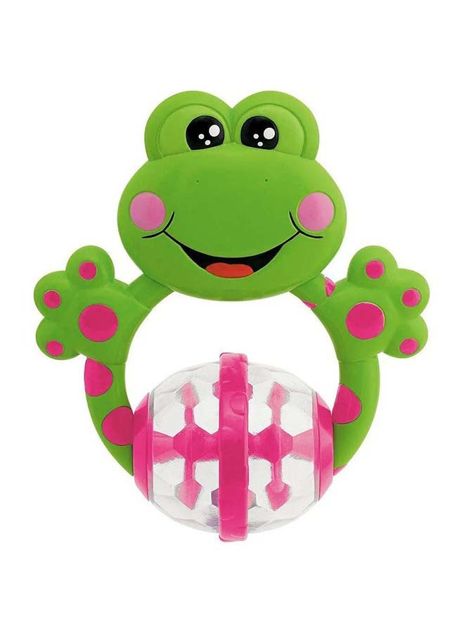 Chicco Fun Teething Rattle Frog 3-18M - Image 1