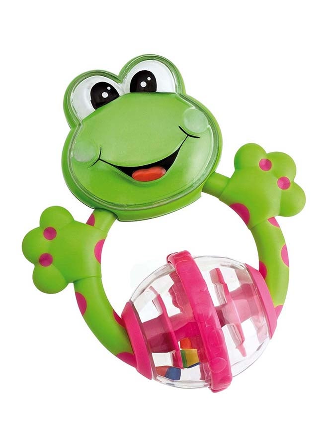 Chicco Fun Teething Rattle Frog 3-18M - Image 2