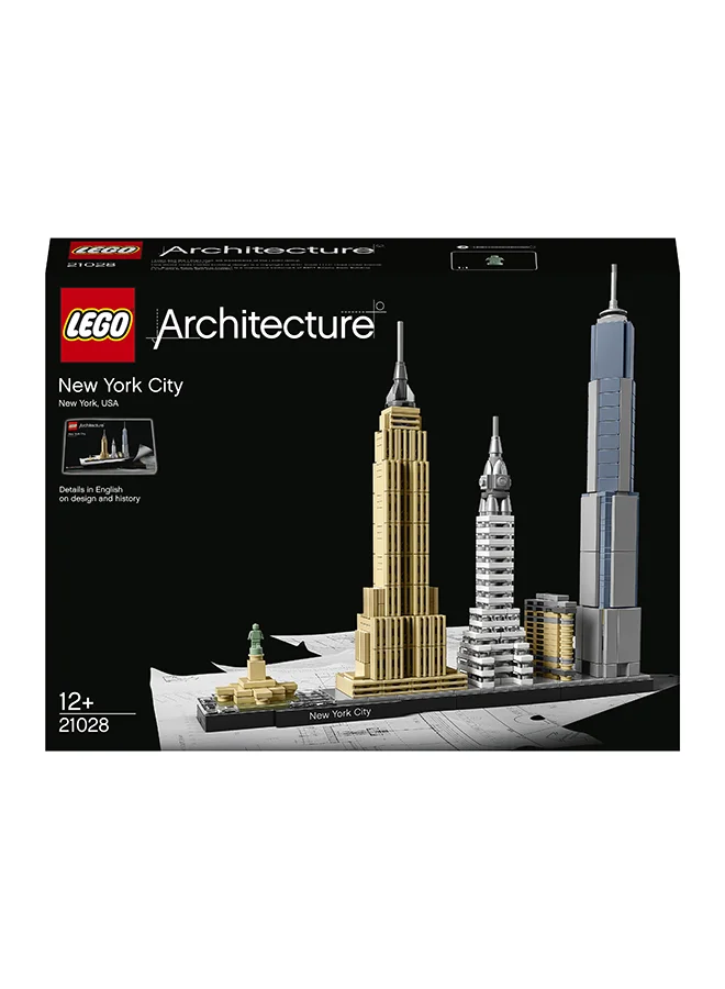 LEGO LEGO 21028 Architecture New York City, USA Building Toy Set (598 Pieces)