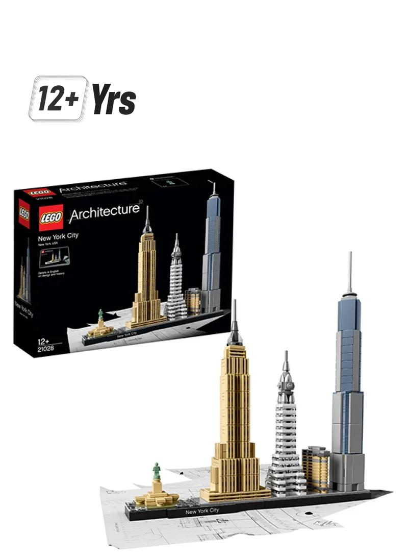 LEGO LEGO 21028 Architecture New York City, USA Building Toy Set (598 Pieces)