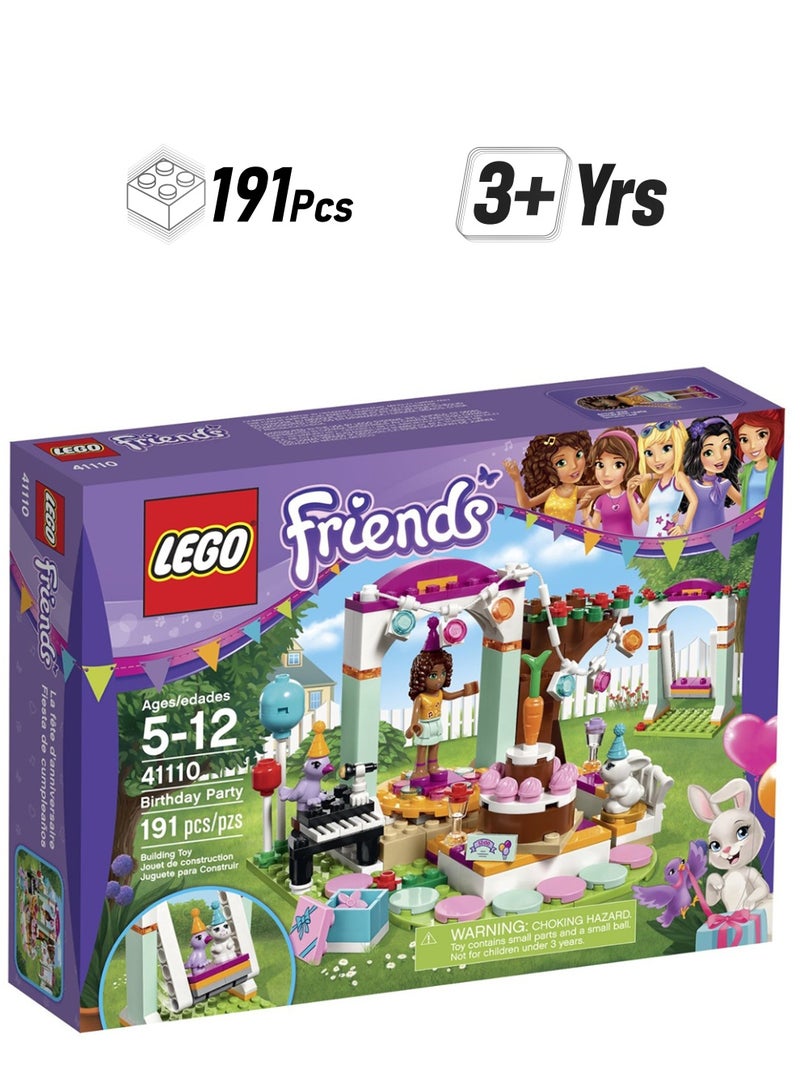 ليغو فريندز حفلة يوم الميلاد 41110 41110 191 أكبر من3 سنوات - Image 1