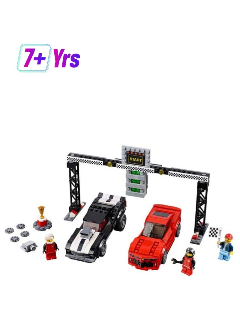 ليغو مجموعة سبيد تشامبيونز شيفروليه كامارو في سباق السرعة 75874 75874 7 سنوات + - Image 1