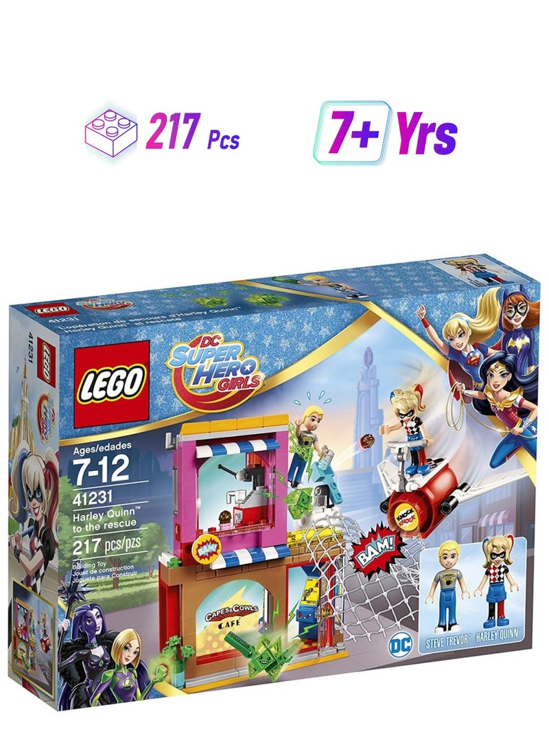 ليغو لعبة سوبر هيرو غيرلز هارين كوين تو ذو ريسكيو 41231 41231 217 7 سنوات + - Image 1