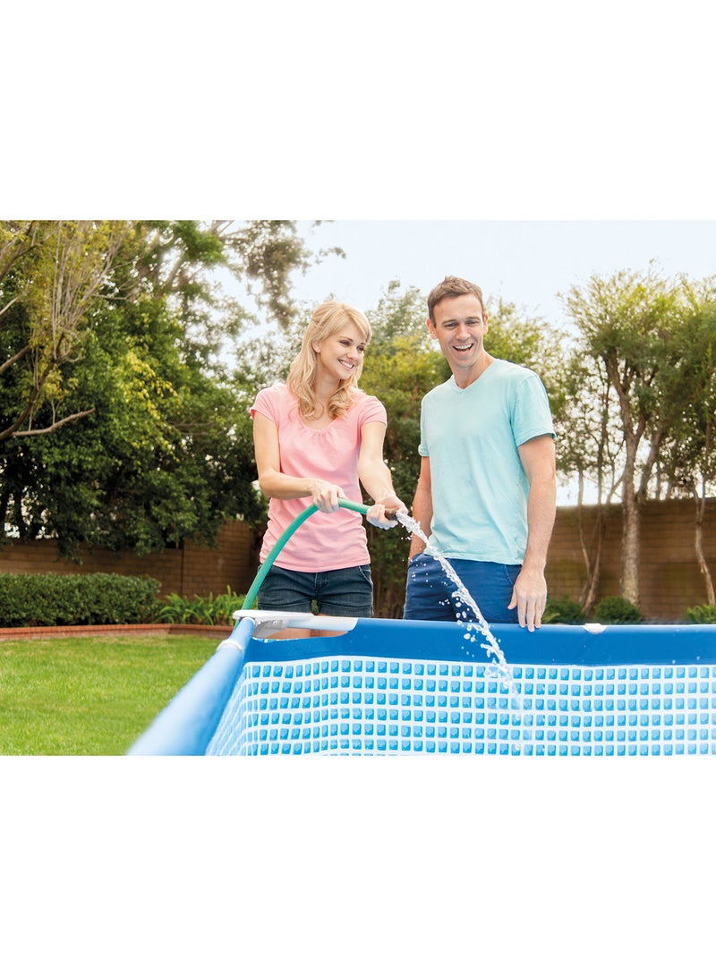INTEX Rectangular Frame Pool Set – 3m x 2m x 0.75m – Above Ground Swimming Pool for Kids & Adults – Ages 6+ - Image 2