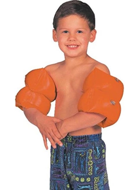Inflatable Floating Arm Band, Pack Of 2 - Orange 19x19cm