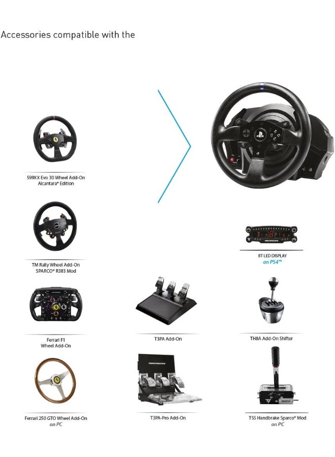 THRUSTMASTER T300 Ferrari Integral RW Alcantara Edition (PS4, PS5, PC) - Image 5