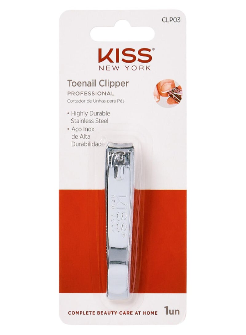 KISS Toe Nail Clipper Silver - Image 1