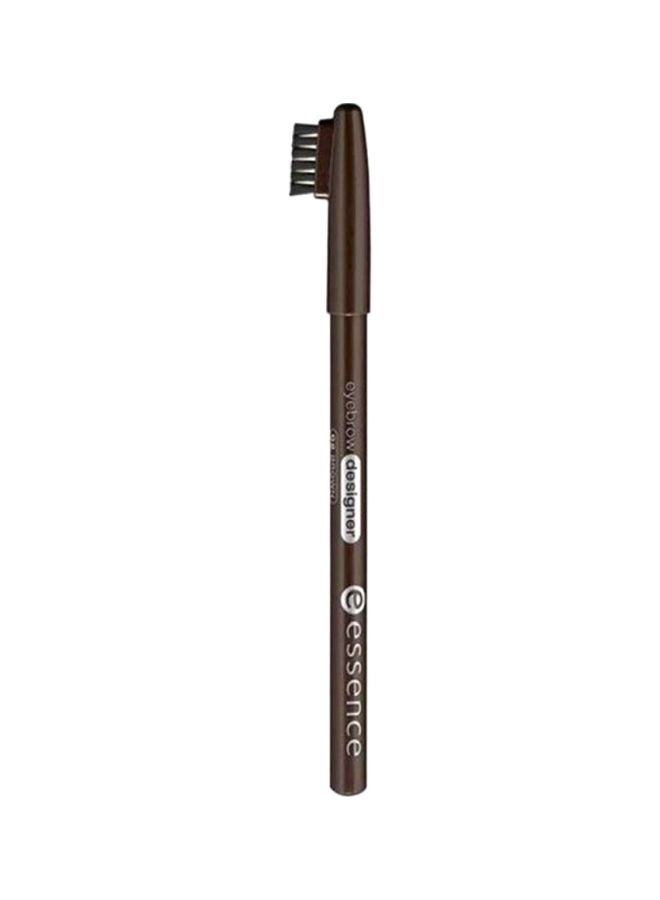 Essence Eyebrow Designer 02 Brown | Long Lasting Brow Pencil with Brush | Smooth Application for Natural Finish | Defines and Shapes Brows | Vegan & Cruelty Free | Clean Beauty Makeup Tool 02 Brown - Image 1