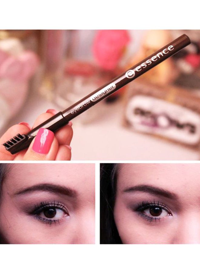 Essence Eyebrow Designer 02 Brown | Long Lasting Brow Pencil with Brush | Smooth Application for Natural Finish | Defines and Shapes Brows | Vegan & Cruelty Free | Clean Beauty Makeup Tool 02 Brown - Image 5