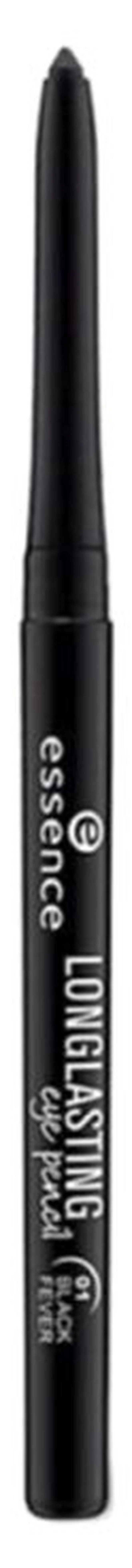 Essence Long Lasting Eye Pencil | 01 Black Fever | Smooth & Creamy Texture | Bold Pigmented Color | Smudge Proof | Waterproof | Perfect for Defined Eye Makeup Look | Durable & Easy to Apply | 0.28g