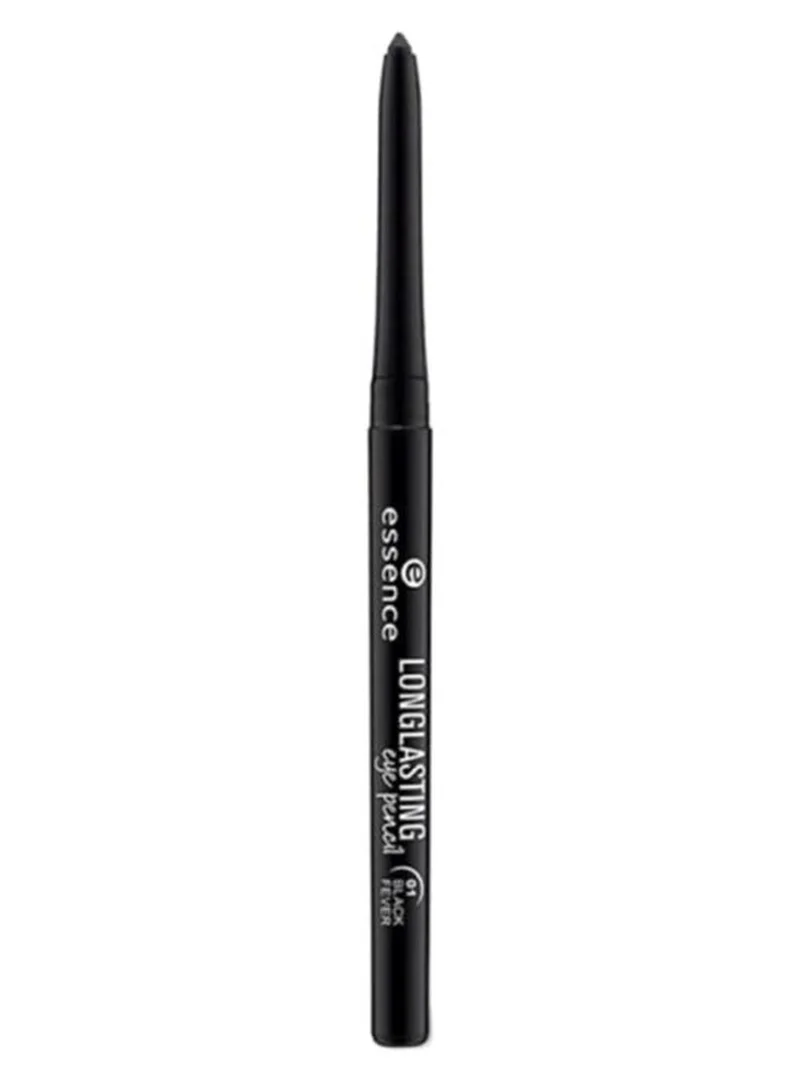 Essence Long Lasting Eye Pencil | 01 Black Fever | Smooth & Creamy Texture | Bold Pigmented Color | Smudge Proof | Waterproof | Perfect for Defined Eye Makeup Look | Durable & Easy to Apply | 0.28g