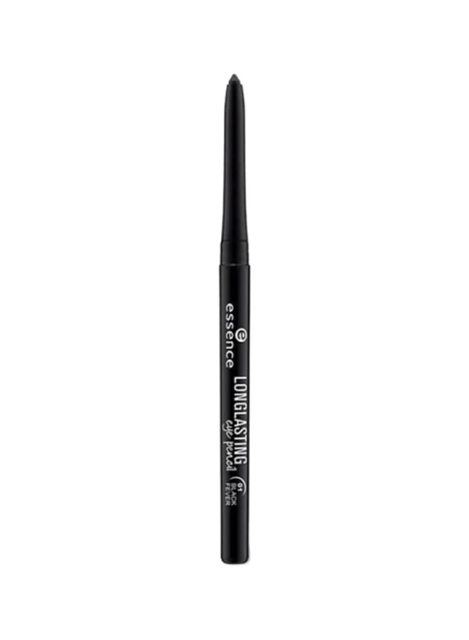 Essence Long Lasting Eye Pencil | 01 Black Fever | Smooth & Creamy Texture | Bold Pigmented Color | Smudge Proof | Waterproof | Perfect for Defined Eye Makeup Look | Durable & Easy to Apply | 0.28g