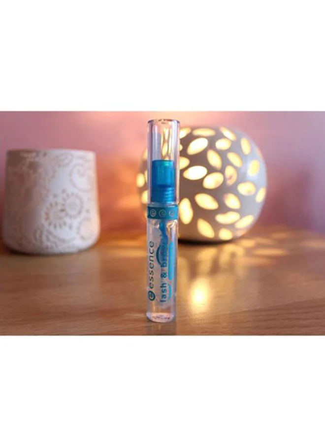 Essence Clear 01 Lash & Brow Gel Mascara | Clear | Long-Lasting Transparent Gel for Eyelashes and Eyebrows | Vegan Cruelty-Free Makeup Essential | 9 ml Clear 01 for Women | Best Price UAE