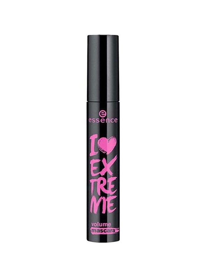 Essence I Love Extreme Volume Mascara Black | Extra Large Fiber Brush for Intense Full Lashes | Ultra-Black Pigments | Vegan & Cruelty Free | Long Lasting Flake Free Formula | Made in Italy 01 Black Volume - Image 2