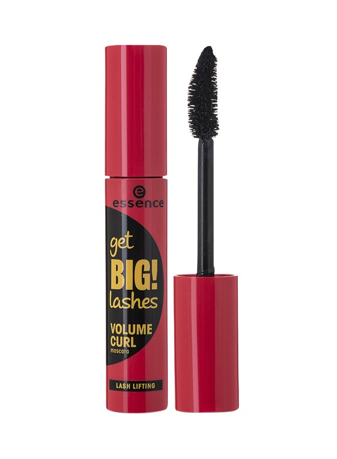 Essence Get Big Lashes Volume Curl Mascara Black | Longlasting Volume & Curl | Smudgeproof & Lightweight Formula | Bold Look for Thick Eyelashes | Vegan Makeup Beauty | 12ml Black - Image 1