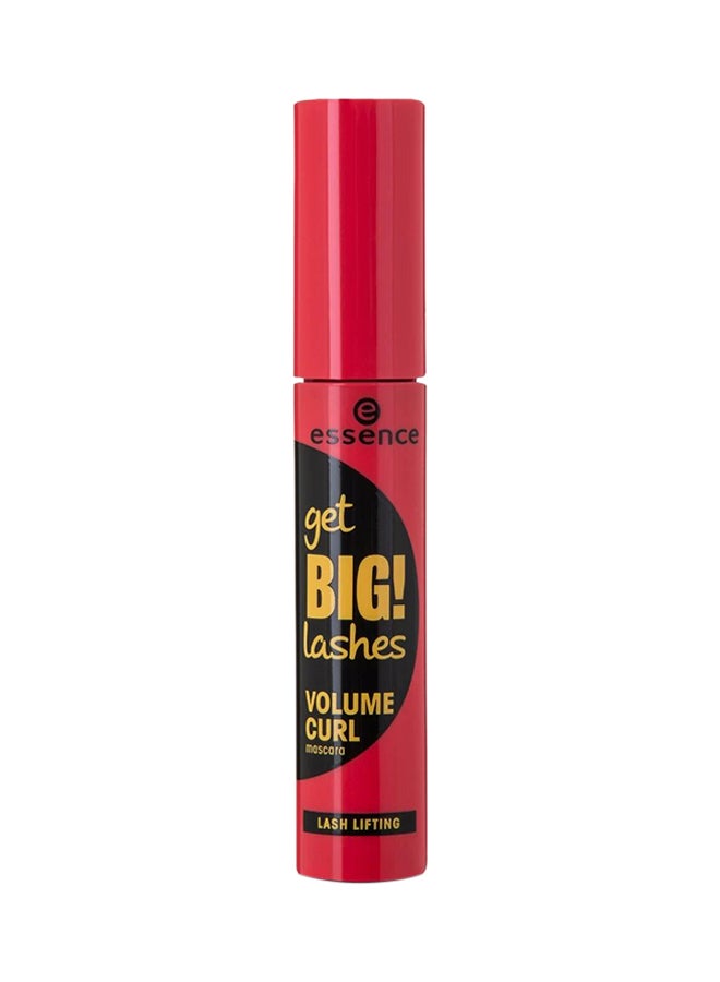 Essence Get Big Lashes Volume Curl Mascara Black | Longlasting Volume & Curl | Smudgeproof & Lightweight Formula | Bold Look for Thick Eyelashes | Vegan Makeup Beauty | 12ml Black - Image 2