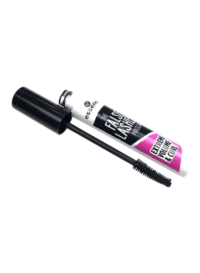 Essence Black The False Lashes Mascara Extreme Volume & Curl | Longlasting Vegan Mascara for Bold Curling & Volumising Effect | Intense Look with False Eyelash Finish | Smudge-Proof Eye Makeup (10 ml) Black for Women | Best Price UAE