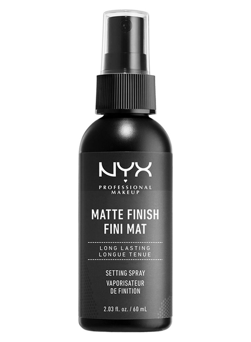 نيكس مكياج المحترفين سبراي مثبت للمكياج - لمسة نهائية غير لامعة، تركيبة نباتية طويلة الأمد من نيكس مكياج المحترفين شفاف - Image 1