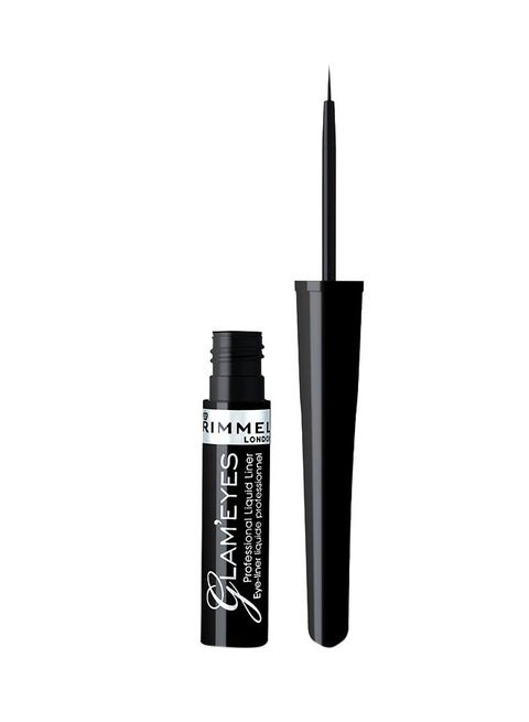 Glameyes Professional Liquid Eyeliner, 3.5 ml, 01 Black Glamour