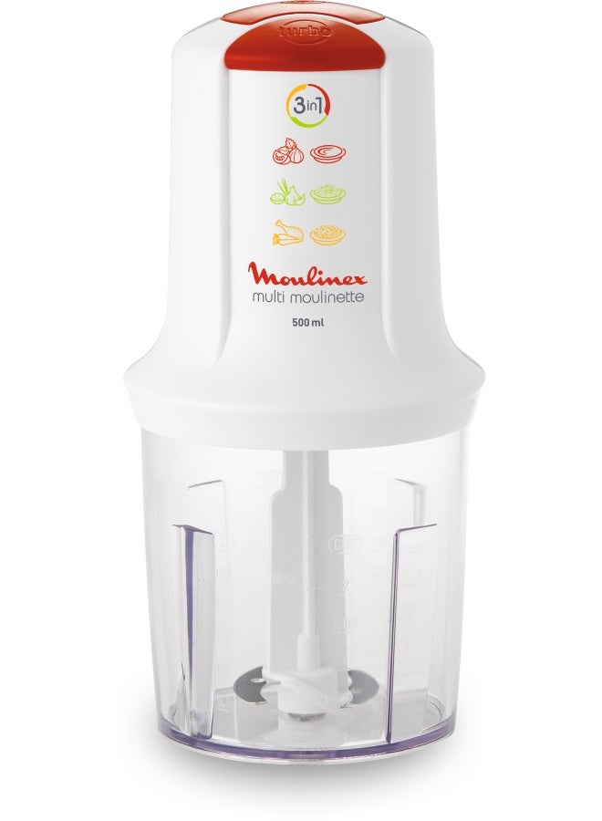 مولينكس مفرمة مولينيه متعددة الاستخدامات 500 ml AT711161 أبيض - Image 1