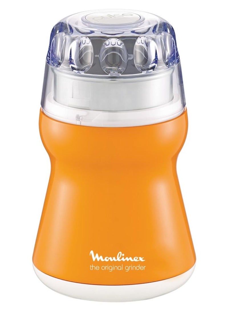 Moulinex Coffee Grinder With Fixed Tank 180 W AR110O27 Orange - Image 1