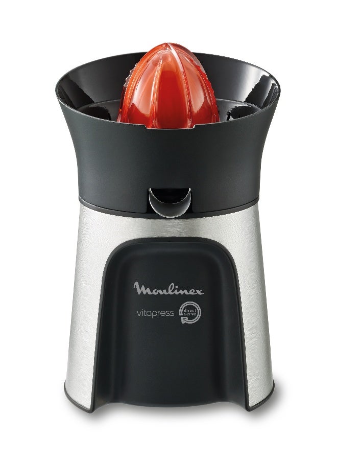 مولينكس عصارة حمضيات، 3 مخاريط بأحجام مختلفة، خدمة مباشرة 100.0 وات PC603D27 أسود/فضي 100 W PC603D27 أسود/فضي - Image 1