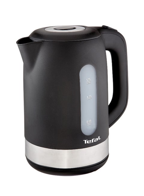 Kettle | Equinox Water Boiler | with removable anti-scale filter | 2 Years Warranty 1.7 L 2400 W KO330827 Black