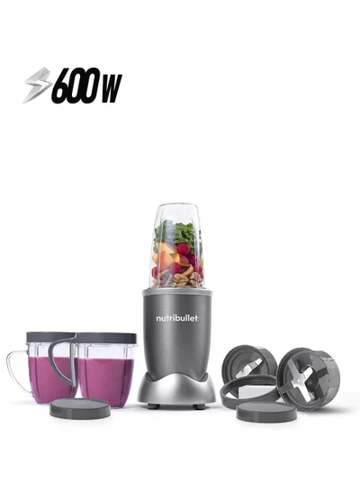 nutribullet 9-Piece High-Speed Blender/Mixer System 600 W NBR-1212M Grey