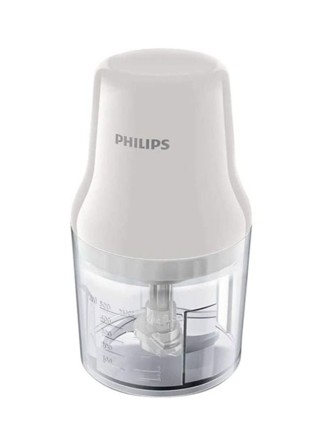 Philips Daily Collection Chopper 0.7 L 450 W HR1393 /HR1393/01 White/Clear - Image 2