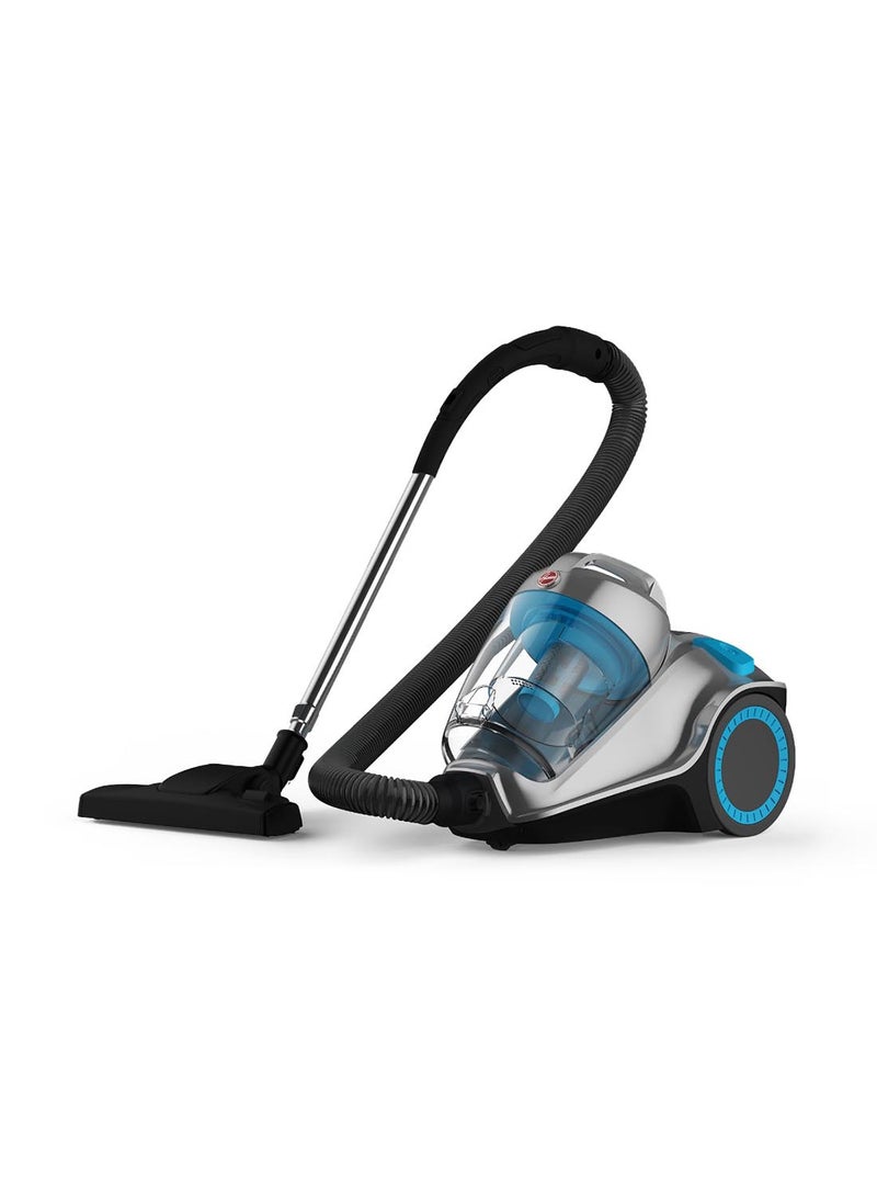 HOOVER Power 7 Bagless Cyclonic Canister Vacuum Cleaner With HEPA Filter, Powerful Performance For Home And Office, Large Capacity - 4 L 2400 W HC84-P7A-ME Blue/Silver - Image 4