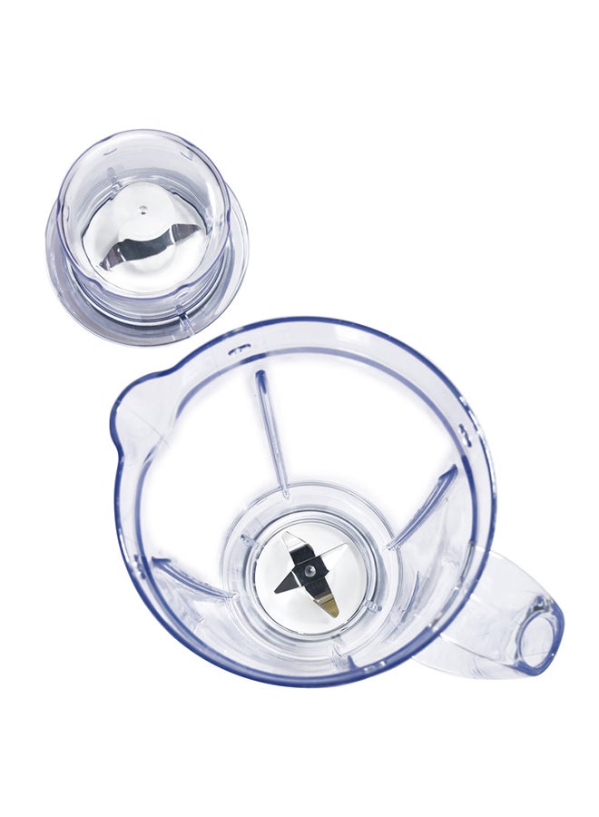 SONASHI - 3 in 1 Blender - Powerful Motor with 3 Speed Setting and Pulse Control | Transparent and Unbreakable Jars with Stainless Steel Blade | Featured with Overheat Protection and Safety Lock System 1.6 L 650 W SB-133N White/Clear - Image 1