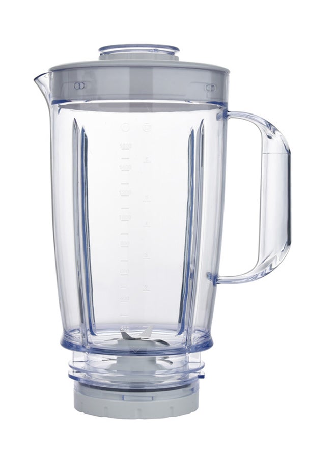 SONASHI - 3 in 1 Blender - Powerful Motor with 3 Speed Setting and Pulse Control | Transparent and Unbreakable Jars with Stainless Steel Blade | Featured with Overheat Protection and Safety Lock System 1.6 L 650 W SB-133N White/Clear - Image 1