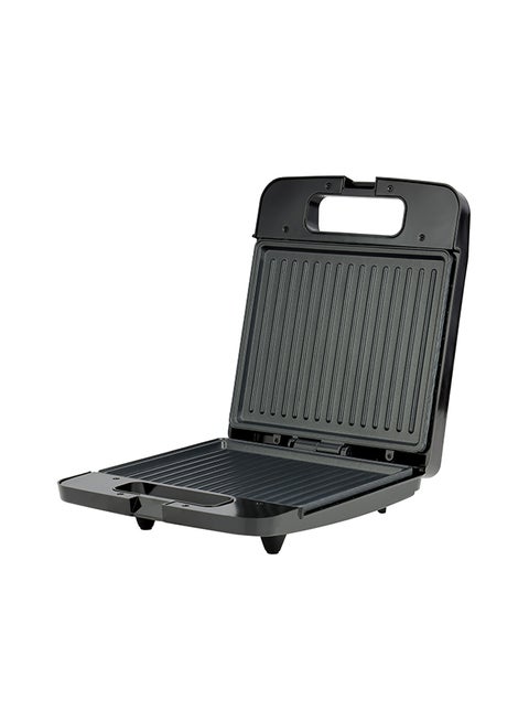 Grill Maker, Power On & Ready Indicator, Non-Stick Cooking Plate, Cool Touch Housing, Thermostat Control, Upright Stand for Compact Storage 1400 W GGT671N Silver/Black