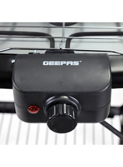 GEEPAS Electric Barbecue Grill - Auto-Thermostat Control with Overheat Protection,Operating On/Off Indicator Light | Space Saving, Waterproof | Grill Chicken, Beef, Veggies & More 2000 W GBG5480 Black  - Image 4