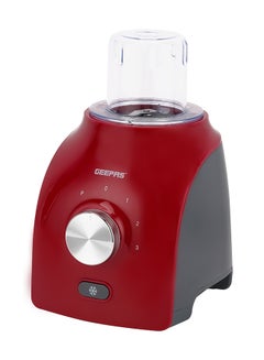 GEEPAS 2 in 1 Blender - Stainless Steel Blades, 2 Speed Control with Pulse | Overheat Protection| Ice Crusher, Chopper, Coffee Grinder & More 1.8 L 600 W GSB5485 White/Pink  - Image 4