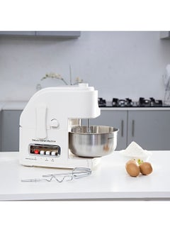 GEEPAS 10-in-1 Food Processor & Juicer - Multi-functional Smoothie Maker, Juicer, Compact Electric Blender, Chopper & Grinder | 1.5L Jar, 2-Speed Pulse Function for Ice Crusher | 2 Years Warranty 1.5 L 400 W GSB1650 White  - Image 2
