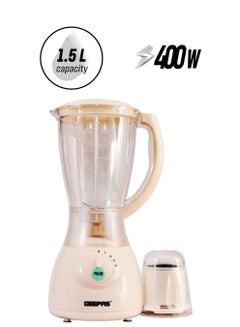 جيباس خلاط كهربائي 3 في 1 بقدرة 400 وات 1.5 L 400 W GSB5006 أبيض 