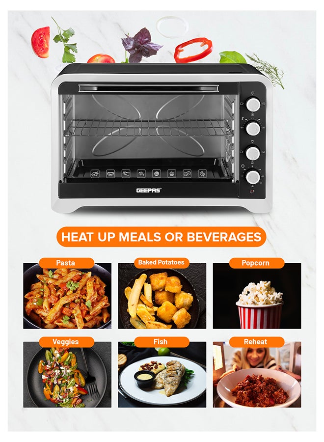 جيباس فرن كهربائي مع شواية 80 L 2400 W GO4402NV أسود - Image 5